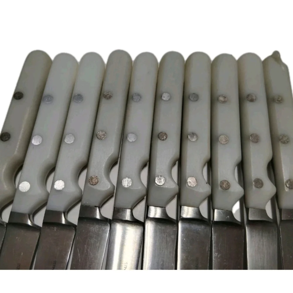 Vintage CP France ( Stubai ) Boxed Set Of 10* Steak Knives.